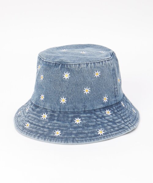VENCEEXCHANGE(ヴァンスエクスチェンジ)の「デニムマーガレットバケットハット(ハット・レディース・ネイビー/ブルー/ブラック・FREE)」の18枚目の写真