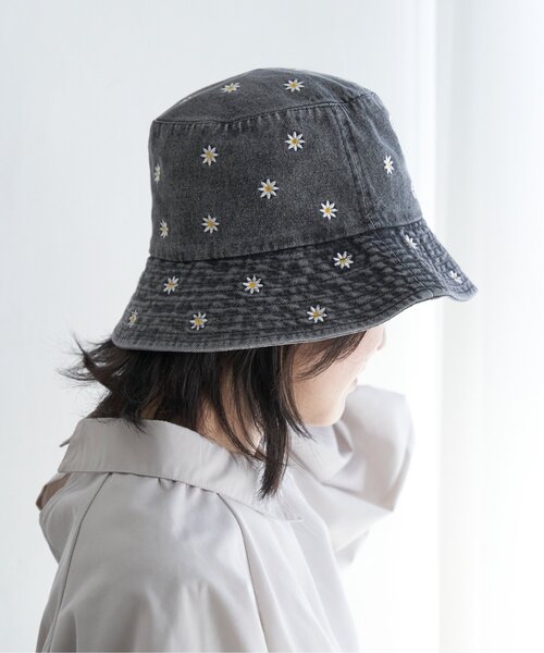 VENCEEXCHANGE(ヴァンスエクスチェンジ)の「デニムマーガレットバケットハット(ハット・レディース・ネイビー/ブルー/ブラック・FREE)」の22枚目の写真