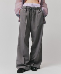 【led.tokyo】ウエストレイヤードデザインスラックス