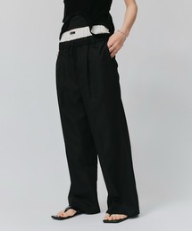 led.tokyo | 【led.tokyo】ウエストレイヤードデザインスラックス(スラックス)