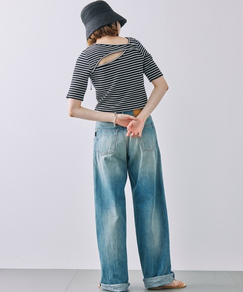 BABYLONE（バビロン）の「【81BRANCA】＜別注＞ボーダーカットソー（Tシャツ/カットソー・レディース・ブラック/ホワイト・フリー）」の17枚目の写真