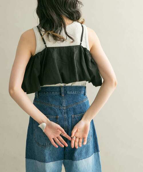 KBF（ケイビーエフ）の「2WAYパフスリーブビスチェ（その他トップス・レディース・ベージュ/ブラック/グレー・ONE）」の10枚目の写真