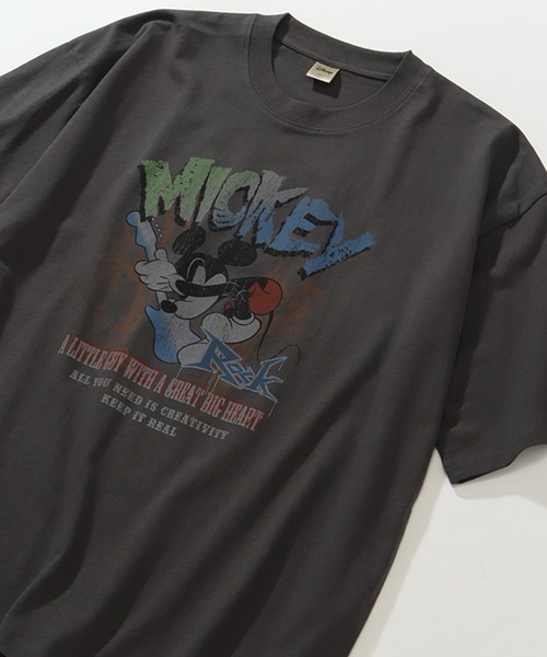 Disney(ディズニー)の「【Disney/ディズニー】アートワークデザイン ピグメント風 ルーズ 半袖クルーネックTシャツ(Tシャツ/カットソー・メンズ・ブラック系その他2/ブラック系その他/ブラック系その他3・M/L/LL)」の14枚目の写真