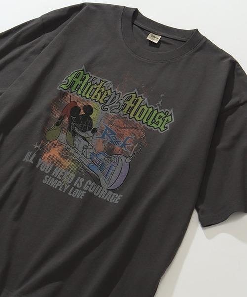 Disney(ディズニー)の「【Disney/ディズニー】アートワークデザイン ピグメント風 ルーズ 半袖クルーネックTシャツ(Tシャツ/カットソー・メンズ・ブラック系その他2/ブラック系その他/ブラック系その他3・M/L/LL)」の10枚目の写真