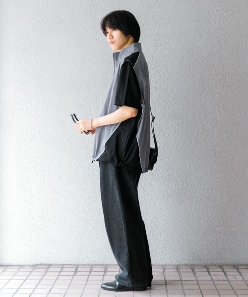 SENSE OF PLACE by URBAN RESEARCH（センスオブプレイスバイアーバンリサーチ）の「『セットアップ対応』 ブロックドトラックベスト（その他アウター・メンズ・その他2/その他1・LARGE/MEDIUM）」の4枚目の写真