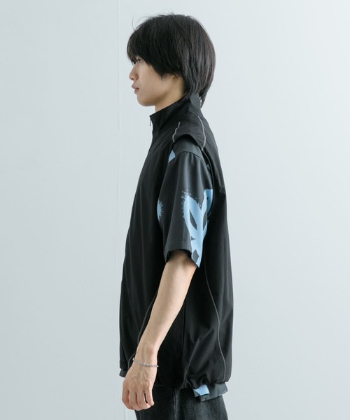 SENSE OF PLACE by URBAN RESEARCH（センスオブプレイスバイアーバンリサーチ）の「『セットアップ対応』 ブロックドトラックベスト（その他アウター・メンズ・その他2/その他1・LARGE/MEDIUM）」の10枚目の写真