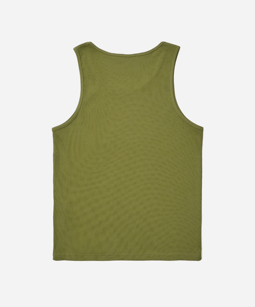 Saturdays NYC(サタデーズ ニューヨークシティ )の「Rib Knit Tank(タンクトップ・メンズ・オリーブ/ネイビー・S/M/L)」の3枚目の写真