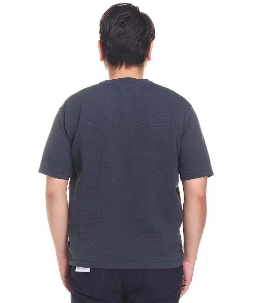 G-STAGE ジーステージ クルーネック 半袖 Tシャツ メッシュ 天竺 大きいサイズ メンズ（Tシャツ/カットソー）｜g-stage（ジーステージ）