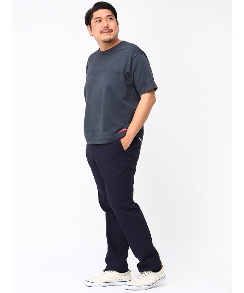 G-STAGE ジーステージ クルーネック 半袖 Tシャツ メッシュ 天竺 大きいサイズ メンズ（Tシャツ/カットソー）｜g-stage（ジーステージ）