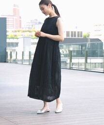 ne Quittez pas ドット柄 ノースリーブワンピース NE QUITTEZ PAS!（ヌキテパ）の「ne Quittez pas × Demi-Luxe