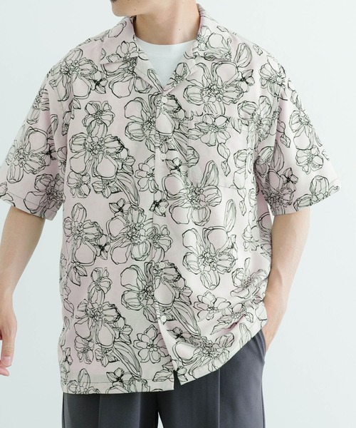 ITEMS URBANRESEARCH(アイテムズ アーバンリサーチ)の「総柄オープンカラー ショートスリーブシャツ(シャツ/ブラウス・メンズ・その他2/その他3/その他1・MEDIUM/LARGE)」の9枚目の写真