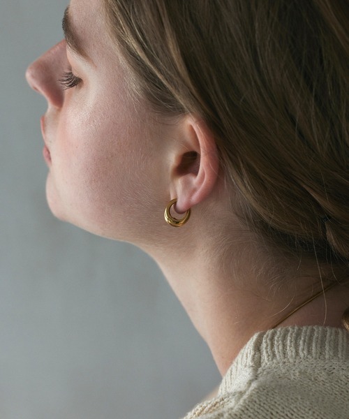 CENE（セネ）の「【CENE】セネ/プランプイヤリング（イヤリング・レディース・ゴールド/シルバー・FREE）」の8枚目の写真