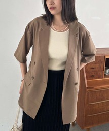 archives | ハーフスリーブ麻調テーラードジャケット(テーラードジャケット)