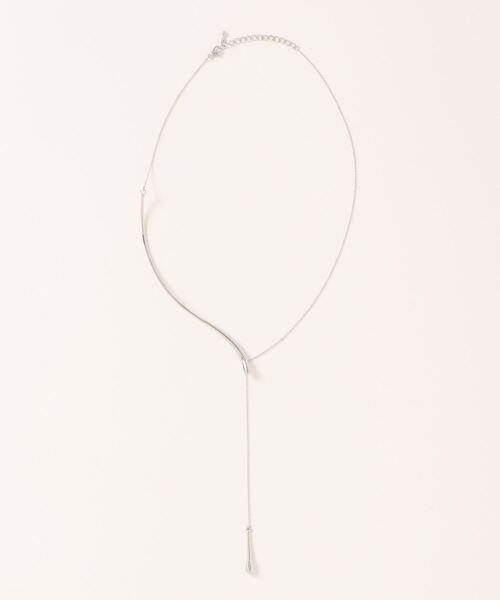 Riberry（リベリー）の「変形ニュアンスチェーンネックレス（ネックレス・レディース・シルバー/ゴールド・FREE）」の4枚目の写真