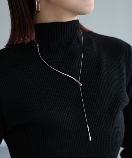 Riberry(リベリー)の「変形ニュアンスチェーンネックレス(ネックレス・レディース・シルバー/ゴールド・FREE)」の19枚目の写真