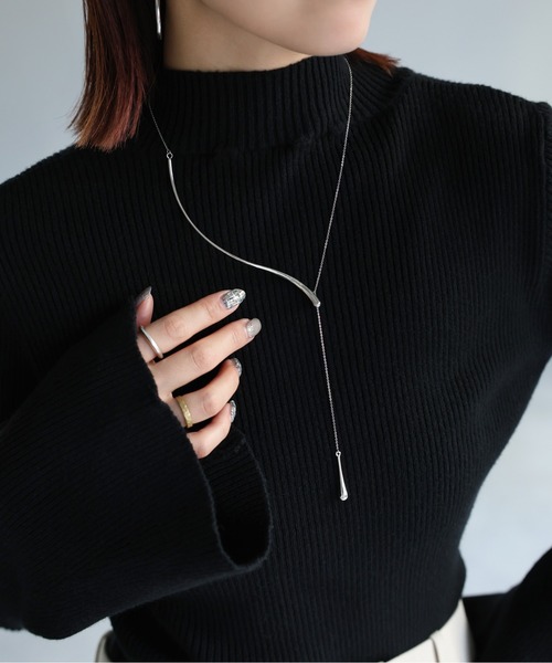 Riberry(リベリー)の「変形ニュアンスチェーンネックレス(ネックレス・レディース・シルバー/ゴールド・FREE)」の20枚目の写真