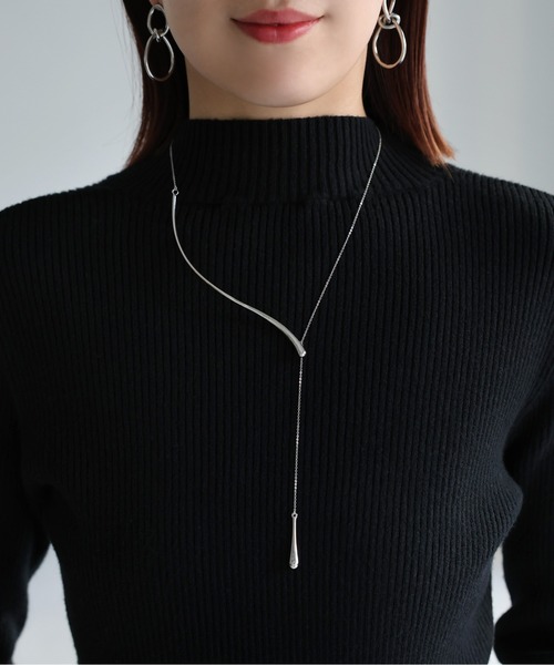 Riberry(リベリー)の「変形ニュアンスチェーンネックレス(ネックレス・レディース・シルバー/ゴールド・FREE)」の21枚目の写真