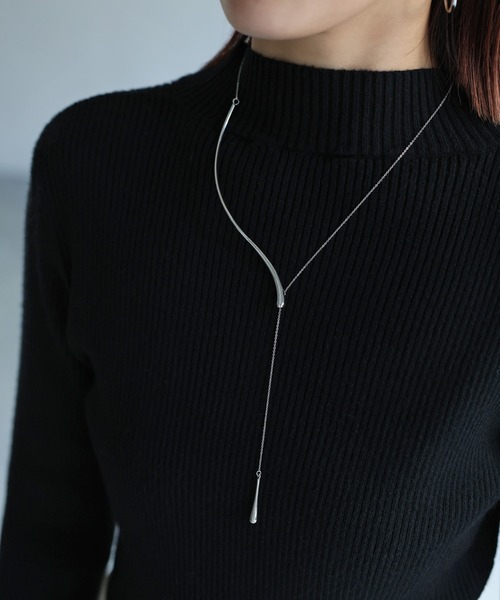 Riberry(リベリー)の「変形ニュアンスチェーンネックレス(ネックレス・レディース・シルバー/ゴールド・FREE)」の22枚目の写真