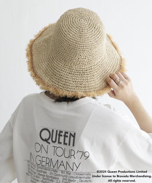 VENCEEXCHANGE（ヴァンスエクスチェンジ）の「雑材フリンジハット（ハット・レディース・オフホワイト/ベージュ・FREE）」の9枚目の写真