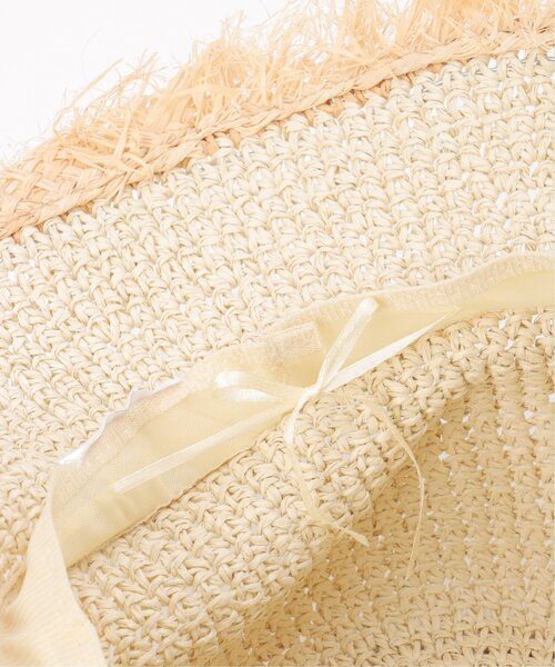 VENCEEXCHANGE（ヴァンスエクスチェンジ）の「雑材フリンジハット（ハット・レディース・オフホワイト/ベージュ・FREE）」の19枚目の写真