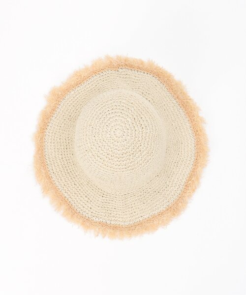 VENCEEXCHANGE（ヴァンスエクスチェンジ）の「雑材フリンジハット（ハット・レディース・オフホワイト/ベージュ・FREE）」の20枚目の写真