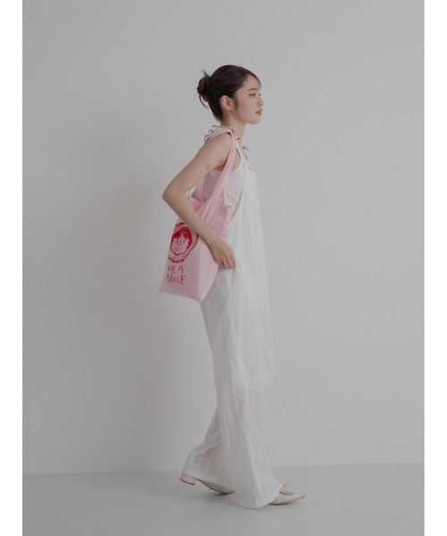JUMELLE(ジュメロ)の「eyelet lace overall【低身長~高身長】(サロペット/オーバーオール・レディース・ホワイト・MEDIUM/SMALL)」の21枚目の写真
