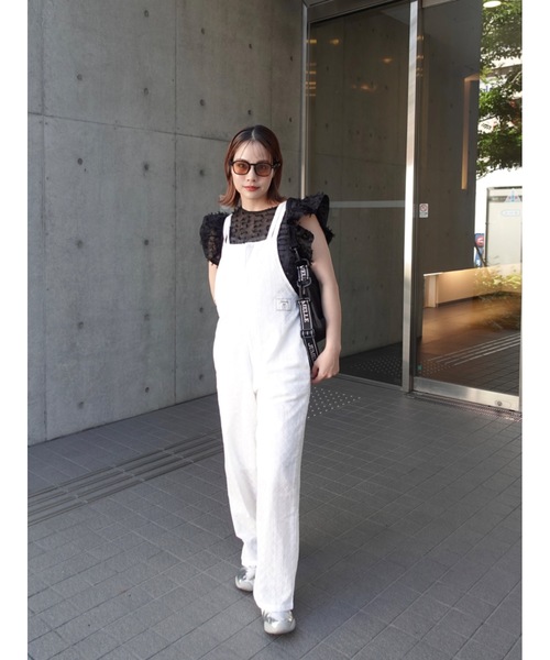 jumelle（ジュメロ）の「eyelet lace overall【低身長~高身長