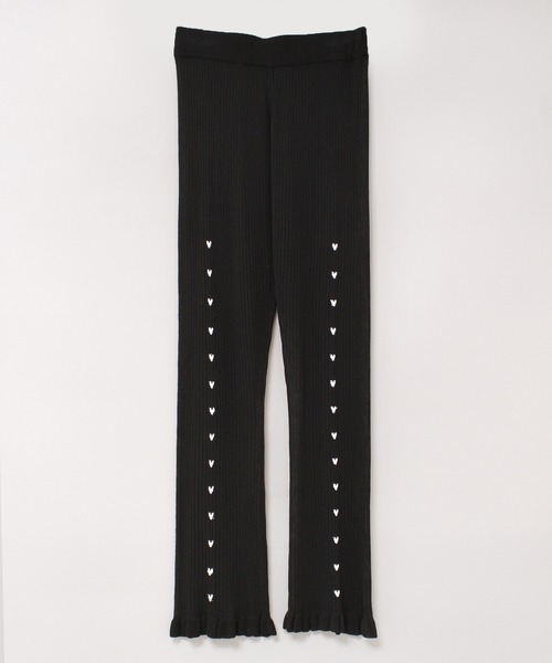 RNA（アールエヌエー）の「R4258 プチハートシアーレギンスパンツ（その他パンツ・レディース・ナチュラル/ブラック/ピンク・MEDIUM）」の4枚目の写真