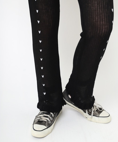 RNA（アールエヌエー）の「R4258 プチハートシアーレギンスパンツ（その他パンツ・レディース・ナチュラル/ブラック/ピンク・MEDIUM）」の15枚目の写真