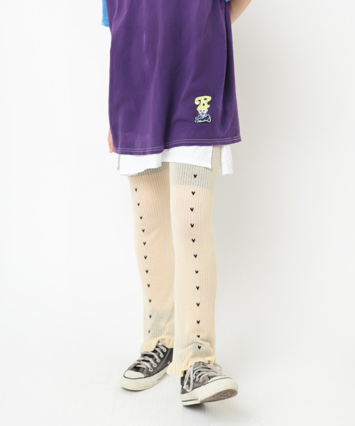 RNA（アールエヌエー）の「R4258 プチハートシアーレギンスパンツ（その他パンツ・レディース・ナチュラル/ブラック/ピンク・MEDIUM）」の16枚目の写真