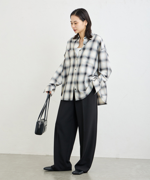 ジャーナルスタンダード ラックス 24SS タイプクロス ドロップシャツ JOURNAL STANDARD - ジャーナルスタンダード ラックス 24SS タイプ