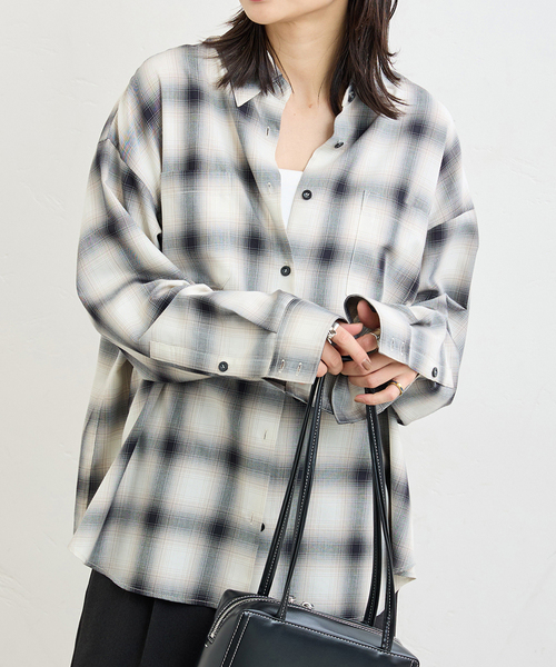 美品 24AW JOURNAL STANDARD ジャーナルスタンダード ソフトチェッククロスシャツ F ブラック ブラウン レディース 古着 中古 USED JOURNAL STANDARD（シャツ/ブラウス(長袖/七分)）のフリマアイテム一覧