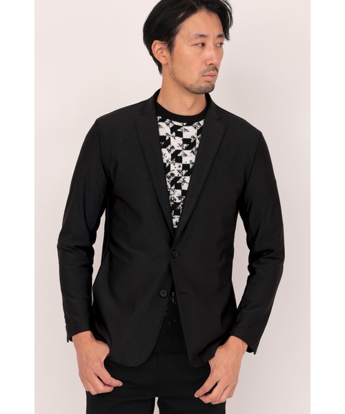 HIGH STREET（ハイストリート）の「HIGH STREET∴4WAYバイアスチェックジャガードジャケット（テーラードジャケット・メンズ・ブラウン/ブラック・L/LL/XXL/M）」の18枚目の写真