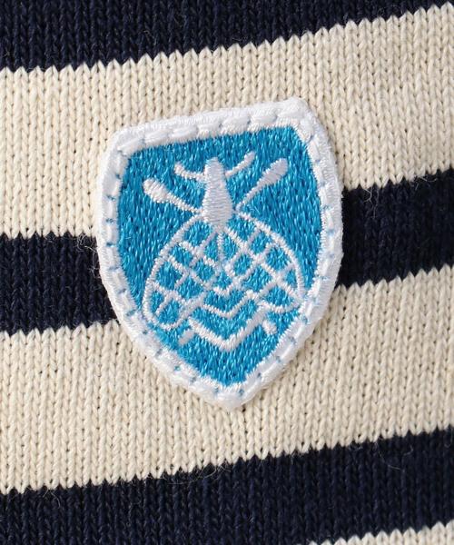 ORCIVAL(オーシバル)の「BY ORCIVAL ハイネックボーダーロングスリーブ◆(Tシャツ/カットソー・レディース・オフホワイト/ダークグレー/オリーブ・1)」の15枚目の写真