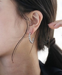 金属アレルギー対応 ツイストステンレスピアス M