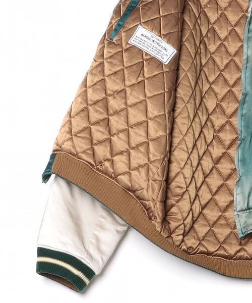 Maison MIHARA YASUHIRO(メゾンミハラヤスヒロ)の「Souvenir Jacket(スカジャン・メンズ・グリーン/ブラック・44/46)」の4枚目の写真