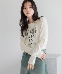 LOWRYS FARM | コンパクトプリントＴＬＳ 133782(Tシャツ/カットソー)
