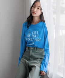 LOWRYS FARM | コンパクトプリントＴＬＳ 133782(Tシャツ/カットソー)