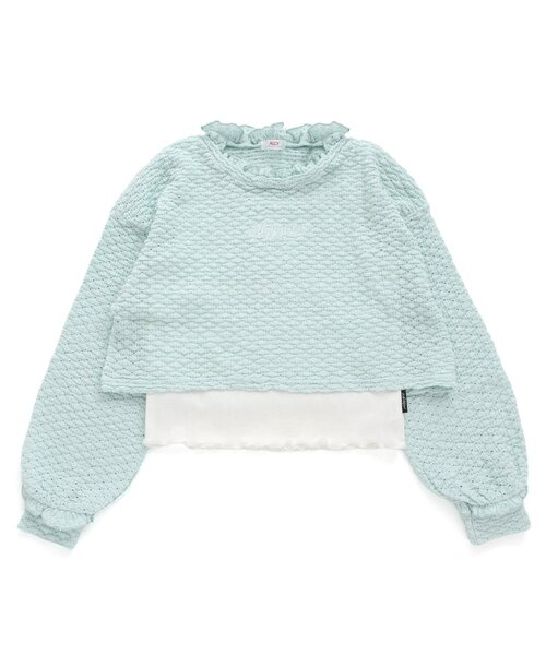 algy（アルジー）の「ポコポコタンタケトップス&タンクセット（その他トップス・キッズ・サックスブルー/ブラック/オフホワイト・SMALL/MEDIUM/X-SMALL/XX-SMALL）」の11枚目の写真