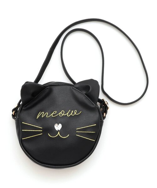 apres les cours（アプレレクール）の「ねこちゃんポシェット（ショルダーバッグ・キッズ・アイボリー/ブラック・FREE）」の12枚目の写真