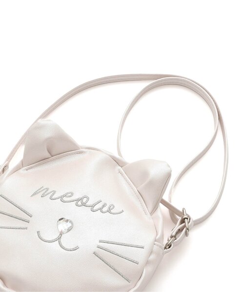 apres les cours（アプレレクール）の「ねこちゃんポシェット（ショルダーバッグ・キッズ・アイボリー/ブラック・FREE）」の18枚目の写真