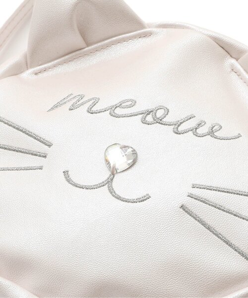 apres les cours（アプレレクール）の「ねこちゃんポシェット（ショルダーバッグ・キッズ・アイボリー/ブラック・FREE）」の21枚目の写真