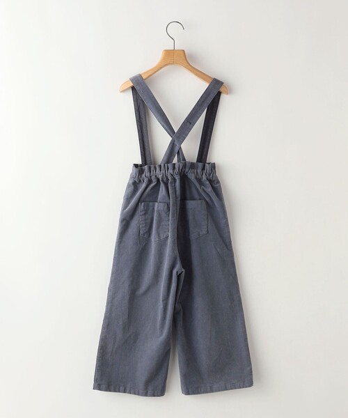 SHIPS（シップス）の「SHIPS KIDS:140～150cm / コーデュロイ ストラップ ワイド パンツ（その他パンツ・キッズ・ライトブルー/アイボリー・150/140）」の4枚目の写真