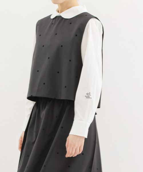 nop de nod（ノップドゥノッド）の「polkaフロック2wayベスト（ベスト