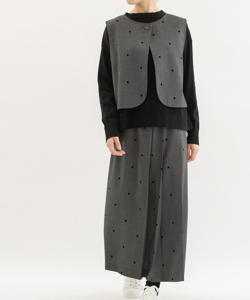 nop de nod（ノップドゥノッド）の「polkaフロック2wayベスト（ベスト