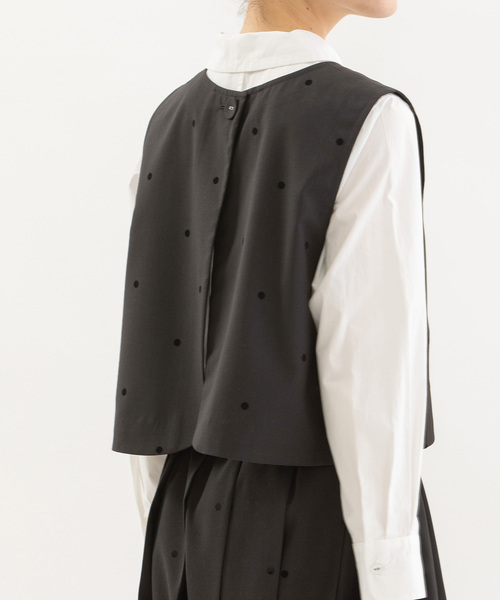 nop de nod（ノップドゥノッド）の「polkaフロック2wayベスト（ベスト