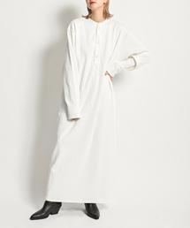 RIB CUT DRESS:ワンピース