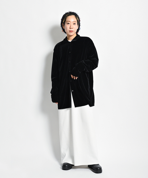 CITYSHOP(シティーショップ)の「RIB CUT DRESS:ワンピース(ワンピース・レディース・ホワイト/ブラック・36/38)」の3枚目の写真