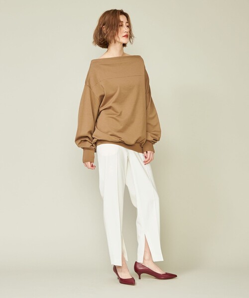 conte（コンテ）の「＜conte＞スリット テーパードパンツ（その他