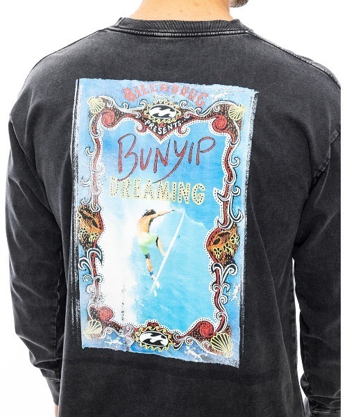 BILLABONG（ビラボン）の「BILLABONG メンズ HERITAGE ロンＴ 【2024年秋冬モデル】/ビラボンバックプリント長袖ロンT（Tシャツ/カットソー・メンズ・ブラック/オフホワイト/ブラック系その他/ホワイト系その他・MEDIUM/LARGE/X-LARGE）」の18枚目の写真